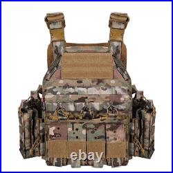 1000D Nylon Tactical Vest Outdoor Hunting Combat Adjustable Modular Training