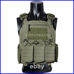 1000D Nylon tactical suit modular Quick release vest with triple mag pouch