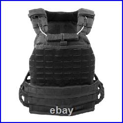 5.11 Tactical TacTec Plate 10x12 Armor Carrier & Cross Fit Vest Black 56100 019