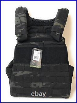 5.11 Tactical Unisex Adult Tactec Trainer Weight Vest, Multicam Black, One Size