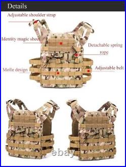 600D Bullet Proof Vest hunting Tactical Vest Military Molle Plate Magazine