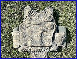 ACU Individdual IMPROVED PLATE CARRIER TACTICAL VEST XL Long Soft ARMOR INSERTS