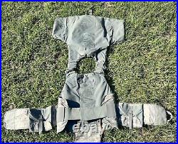 ACU Individdual IMPROVED PLATE CARRIER TACTICAL VEST XL Long Soft ARMOR INSERTS