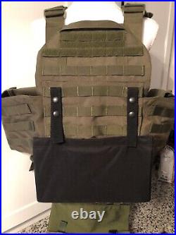 AR500 Vest Gunner Butt Plate Black And Other Colors Free Shipping