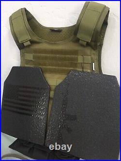 AR600 Rifle Plates Tactical Carrier lll+ Body Armor BULLETPROOF Vest 3+