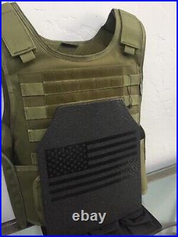 AR600 Rifle Plates Tactical Carrier lll+ Body Armor BULLETPROOF Vest 3+