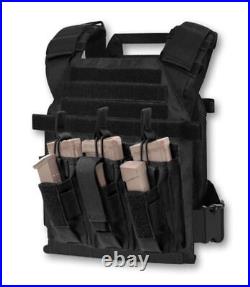 Active Shooter Molle Tactical Vest Plate Carrier With Level IIIa Armor Plates