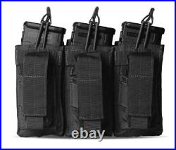 Active Shooter Molle Tactical Vest Plate Carrier With Level IIIa Armor Plates