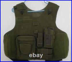 BPS Tactical Police Sheriff Corrections Tactical Vest Carrier Olive Green