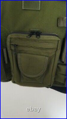 BPS Tactical Police Sheriff Corrections Tactical Vest Carrier Olive Green