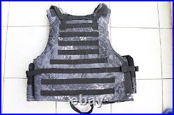 Black Python pattern Combat Tactical Soft Bullet proof vest IIIA NIJ0101.06