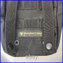 Black Tactical Vest Nylon Body Armor Adjustable Size Chest Protector