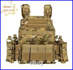 CP Quick Release Military Tactical Vest Padded Airsoft Plate Carrier Vest Gift