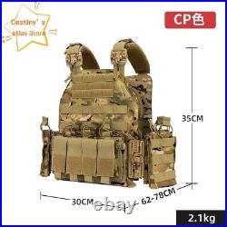 CP Quick Release Military Tactical Vest Padded Airsoft Plate Carrier Vest Gift