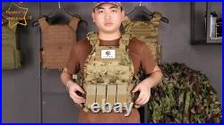 CP Quick Release Military Tactical Vest Padded Airsoft Plate Carrier Vest Gift