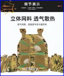 CP Quick Release Military Tactical Vest Padded Airsoft Plate Carrier Vest Gift