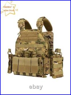 CP Quick Release Military Tactical Vest Padded Airsoft Plate Carrier Vest Gift