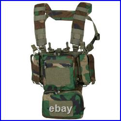 Chest Rig Modular Vest Helikon TMR Molle Magazine Pouch Tiger Stripe Multicam