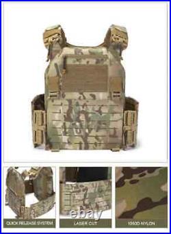 Combat Ready Tactical Vest OCP / Multicam L / XL 1050 Denier Nylon