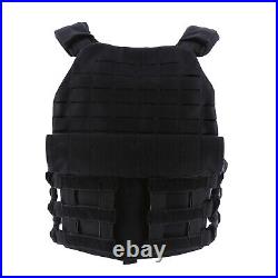 DDT York Plate Carrier BLACK Lightweight Tactical Molle Vest Veteran Owned