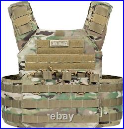 DOOM Tactical Vest, Adjustable Airsoft Vest MOLLE Vest for Men