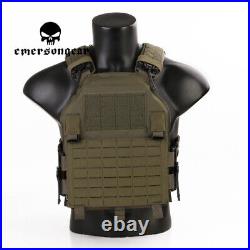 EMERSONGEAR Tactical Vest Quick Release ROC MOLLE Plate Carrier Airsoft Military
