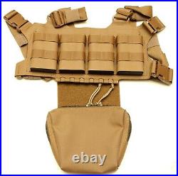 ESSTAC 5.56 Quad Hinged Piggy Chest Rig & Hinged Tapered Dangler GP Pouch NEW