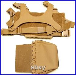 ESSTAC 5.56 Quad Hinged Piggy Chest Rig & Hinged Tapered Dangler GP Pouch NEW