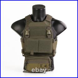 Emerson FCS Low Vis Slick Plate Carrier Tactical Vest Micro Fight Chest Rig Set