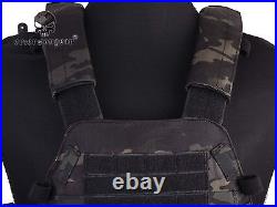 Emerson LBT6094A Style Plate Carrier Vest with 3 Pouch Tactical Airsoft Vest