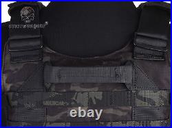 Emerson LBT6094A Style Plate Carrier Vest with 3 Pouch Tactical Airsoft Vest