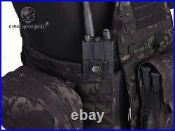 Emerson LBT6094A Style Plate Carrier Vest with 3 Pouch Tactical Airsoft Vest