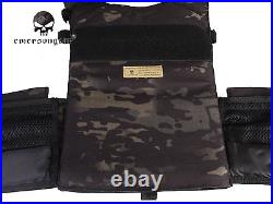 Emerson LBT6094A Style Plate Carrier Vest with 3 Pouch Tactical Airsoft Vest