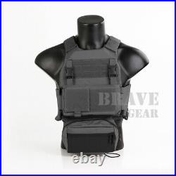 Emerson Low Vis Slick Plate Carrier Tactical Vest withMK Micro Fight Chest Rig Set