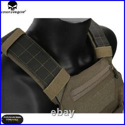 Emerson Tactical 420 Combat Vest Molle Plate Carrier Harness Body Armor Airsoft