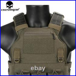 Emerson Tactical 420 Combat Vest Molle Plate Carrier Harness Body Armor Airsoft