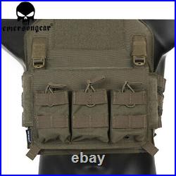 Emerson Tactical 420 Combat Vest Molle Plate Carrier Harness Body Armor Airsoft