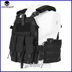 Emerson Tactical LBT 6094K Plate Carrier Vest Quick Release Combat Armor Vest BK