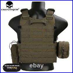 Emerson Tactical Modular Combat Vest MOLLE LBT-6094A Plate Carrier with 3 Pouch RG