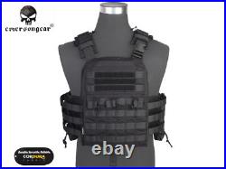 EmersonGear Navy Cage Plate Carrier Tactical Vest Airsoft Combat Molle Vest