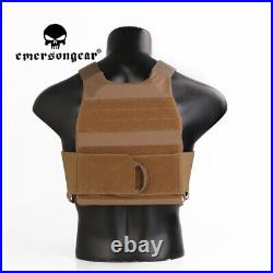 Emersongear Tactical Lightweight VEST With Chest Rig SET Airsoft Men Plate Carrier