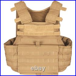 FOX Tactical MOLLE II Vital Plate Carrier Vest Available in Green/Tan/Black