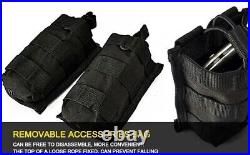 Force Recon Black Storm Tactical Vest Plate Carrier With L3 fearless Armor