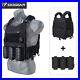 IDOGEAR-Tactical-Vest-Airsoft-Plate-Carrier-MOLLE-with-556-Triple-Mag-Pouch-Camo-01-lhtr