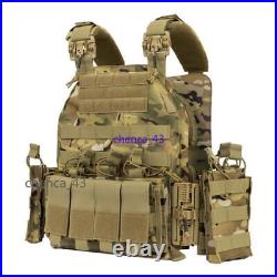 IN US! Tactical Vest Protective Plate Carrier Vest Multifunctional Outdoor Gear