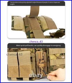 IN US! Tactical Vest Protective Plate Carrier Vest Multifunctional Outdoor Gear