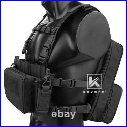 KRYDEX D3CR Chest Rig Harness Mag Pouches & D3 Flatpack Backpack MOLLE Rucksack