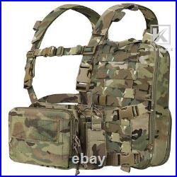 KRYDEX D3CR Chest Rig Harness Mag Pouches & D3 Flatpack Backpack Rucksack Camo