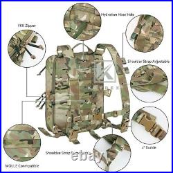 KRYDEX D3CR Chest Rig Harness Mag Pouches & D3 Flatpack Backpack Rucksack Camo