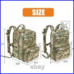 KRYDEX D3CR Chest Rig Harness Mag Pouches & D3 Flatpack Backpack Rucksack Camo